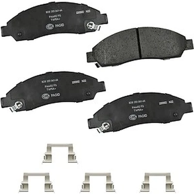 Front Ceramic Pads by HELLA PAGID - 355041661 pa1