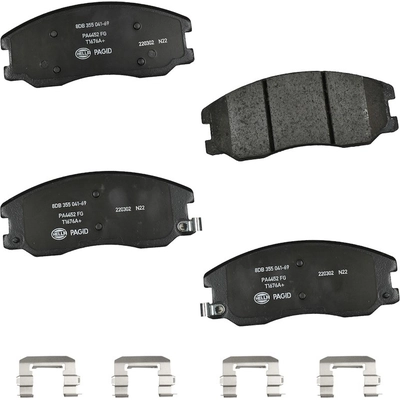 Front Ceramic Pads by HELLA PAGID - 355041691 pa1