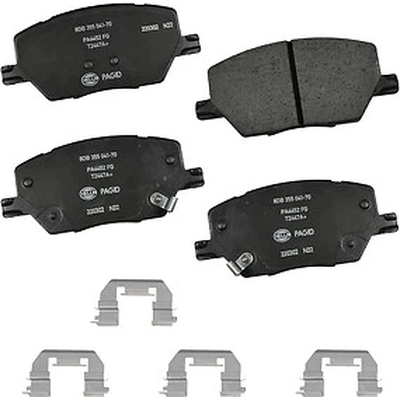 Front Ceramic Pads by HELLA PAGID - 355041701 pa1