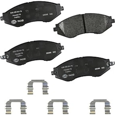 Front Ceramic Pads by HELLA PAGID - 355041761 pa1