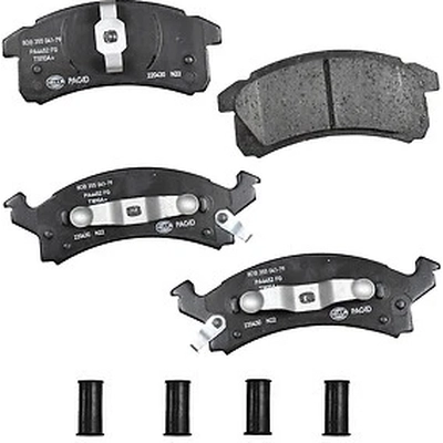 Front Ceramic Pads by HELLA PAGID - 355041791 pa1