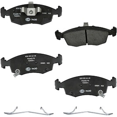 Front Ceramic Pads by HELLA PAGID - 355041881 pa1