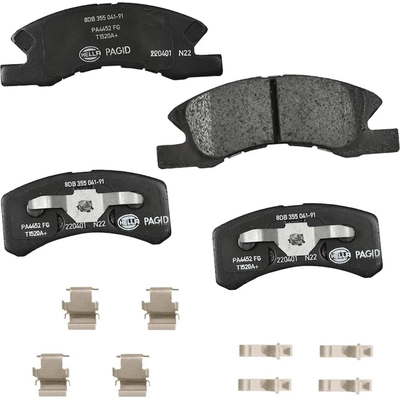 Front Ceramic Pads by HELLA PAGID - 355041911 pa1