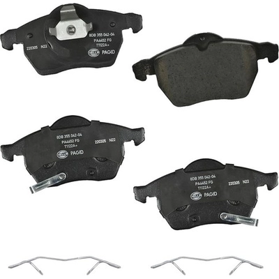 Front Ceramic Pads by HELLA PAGID - 355042041 pa1
