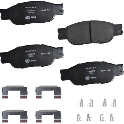Front Ceramic Pads by HELLA PAGID - 355042111 pa1