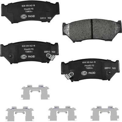 Front Ceramic Pads by HELLA PAGID - 355042181 pa1
