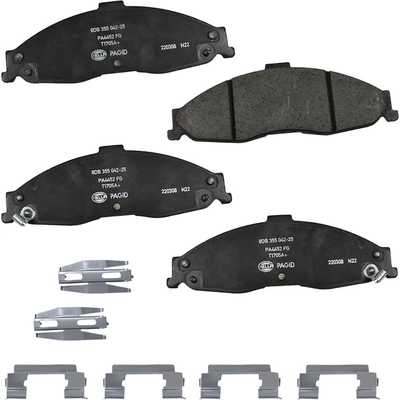Front Ceramic Pads by HELLA PAGID - 355042251 pa1
