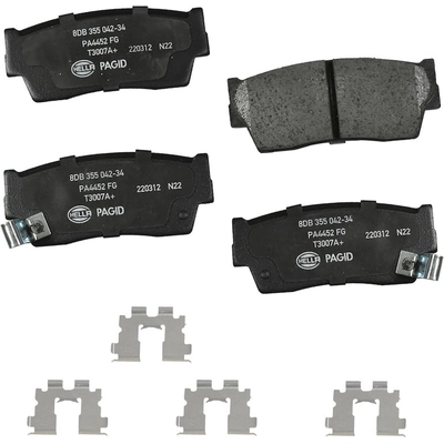 Front Ceramic Pads by HELLA PAGID - 355042341 pa1