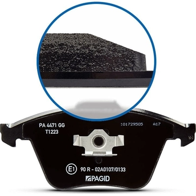 Front Ceramic Pads by HELLA PAGID - 355042411 pa1