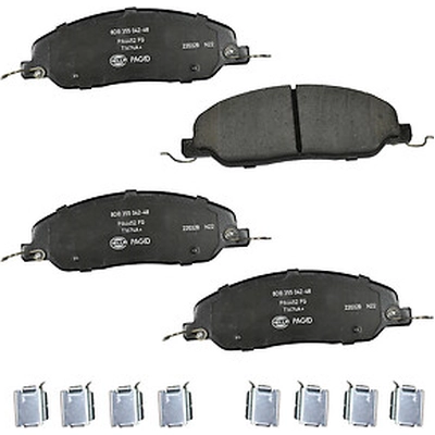 Front Ceramic Pads by HELLA PAGID - 355042481 pa1