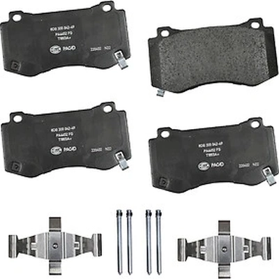 Front Ceramic Pads by HELLA PAGID - 355042491 pa1