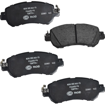 Front Ceramic Pads by HELLA PAGID - 355042731 pa1