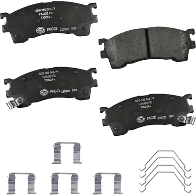Front Ceramic Pads by HELLA PAGID - 355042771 pa1