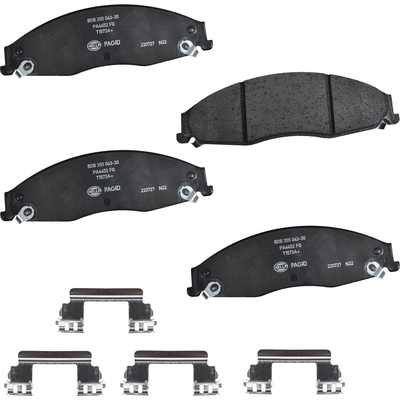 Front Ceramic Pads by HELLA PAGID - 355043301 pa1