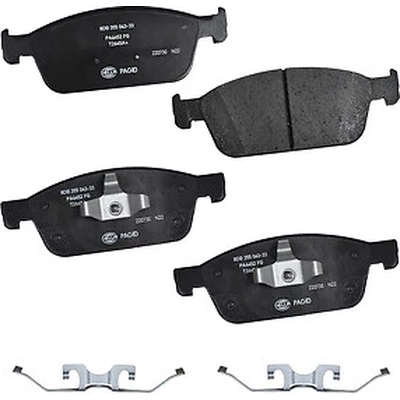 Front Ceramic Pads by HELLA PAGID - 355043331 pa1