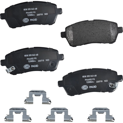 Front Ceramic Pads by HELLA PAGID - 355043681 pa1