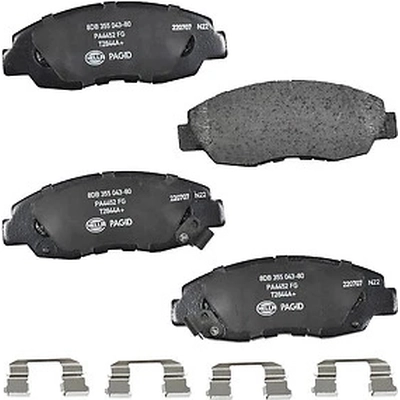 Front Ceramic Pads by HELLA PAGID - 355043801 pa1