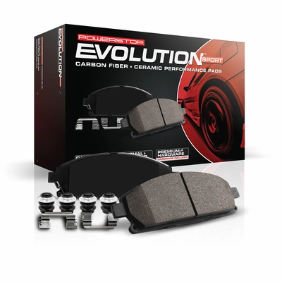 Front Ceramic Pads by POWER STOP - Z23-702 pa9