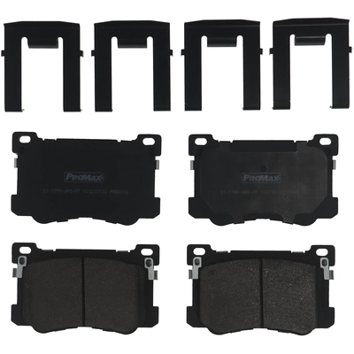 Front Ceramic Pads by PROMAX - 21-1799 pa3