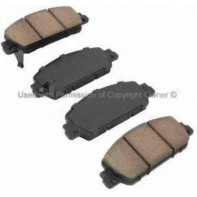 Front Ceramic Pads by QUALITY-BUILT - 1000-1654C pa1