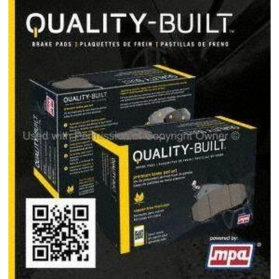 Front Ceramic Pads by QUALITY-BUILT - 1001-0476C pa2