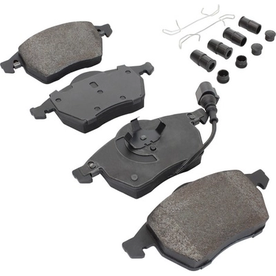Front Ceramic Pads by QUALITY-BUILT - 1003-0687AC pa8
