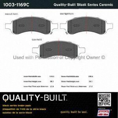 Plaquettes avant en céramique  by QUALITY-BUILT - 1003-1169C pa4