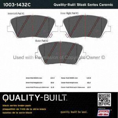 Plaquettes avant en céramique  by QUALITY-BUILT - 1003-1432C pa2