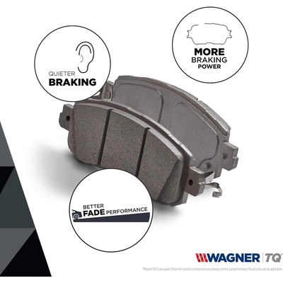 WAGNER - PD864 - ThermoQuiet Disc Brake Pad Set pa4