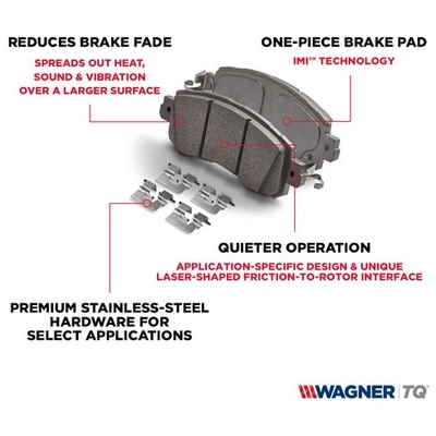 WAGNER - QC1047B - Front Disc Brake Pads pa2