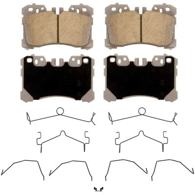 WAGNER - QC1282 - ThermoQuiet Disc Brake Pad Set pa1