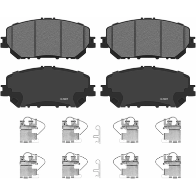 Front Ceramic Pads by WAGNER - ZD2375 pa2