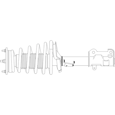 Front Complete Strut Assembly by GSP NORTH AMERICA - 883202 pa1