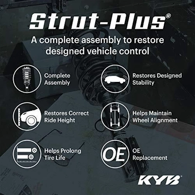 Front Complete Strut Assembly by KYB - SR4055 pa9