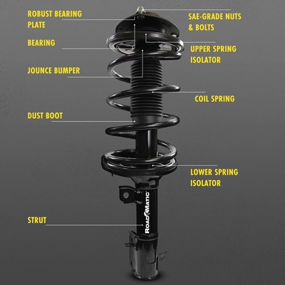 MONROE/EXPERT SERIES - 182292 - Assemblage de jambe de force avant complèt  pa4