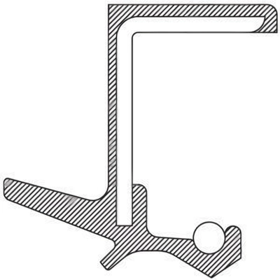 Front Crankshaft Seal by NATIONAL OIL SEALS - 710173 pa4