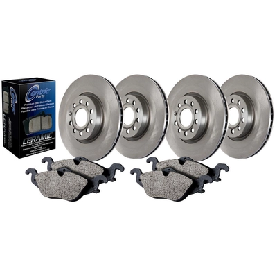 CENTRIC PARTS - 905.40018 - Front and Rear Disc Brake Kit pa3