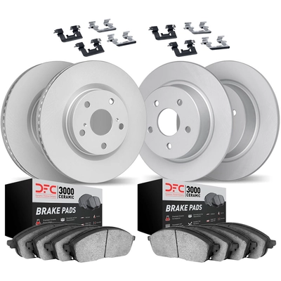 DYNAMIC FRICTION COMPANY - 4314-03046 - Front and Rear Disc Brake Kit pa1
