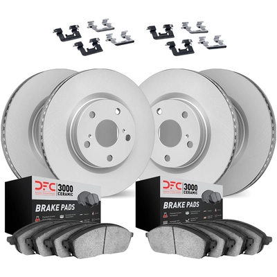 DYNAMIC FRICTION COMPANY - 4314-13033 - Front and Rear Disc Brake Kit pa1
