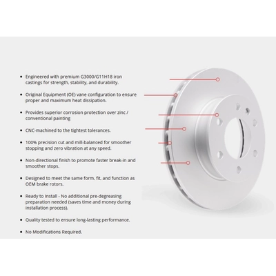 DYNAMIC FRICTION COMPANY - 4314-59041 - Ensemble de disque de frein avant pa2