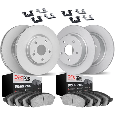 DYNAMIC FRICTION COMPANY - 4314-63050 - Front & Rear Disc Brake Kit pa1