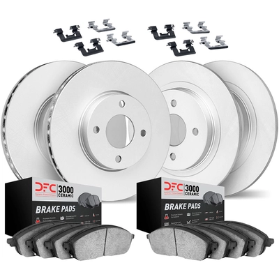DYNAMIC FRICTION COMPANY - 4314-67003 - Front & Rear Disc Brake Kit pa1