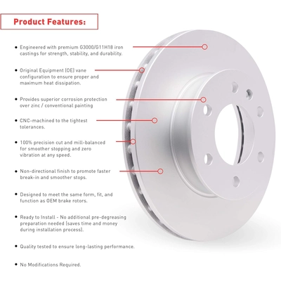 DYNAMIC FRICTION COMPANY - 4504-03014 - Front Disc Brake Kit pa1