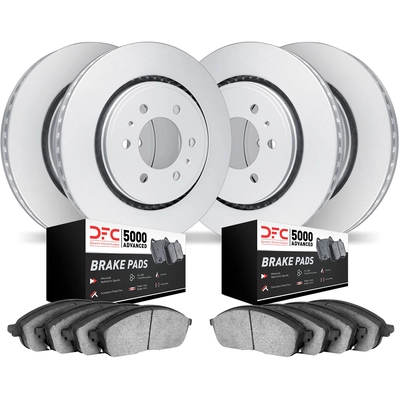 DYNAMIC FRICTION COMPANY - 4504-48033 - Front and Rear Disc Brake Kit pa1
