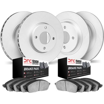 DYNAMIC FRICTION COMPANY - 4504-74010 - Front and Rear Disc Brake Kit pa1
