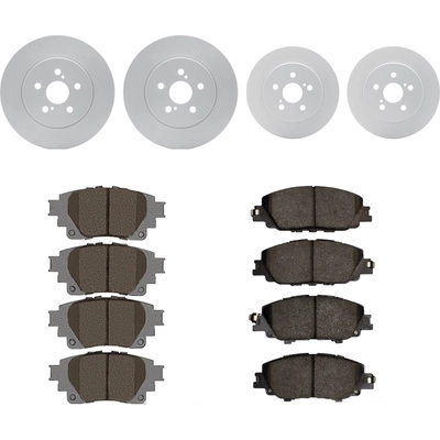 DYNAMIC FRICTION COMPANY - 4504-76108 - Front Disc Brake Kit pa4