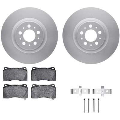 DYNAMIC FRICTION COMPANY - 4512-27076 - Front Disc Brake Kit pa1