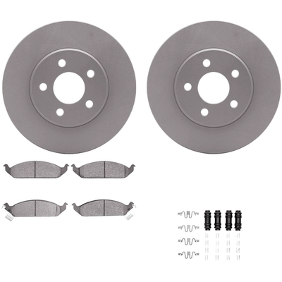 DYNAMIC FRICTION COMPANY - 4512-39033 - Front Disc Brake Kit pa2