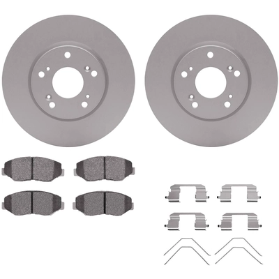 DYNAMIC FRICTION COMPANY - 4512-59134 - Ensemble de disque de frein avant pa2