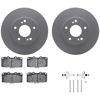 DYNAMIC FRICTION COMPANY - 4512-67080 - Front Disc Brake Kit pa1